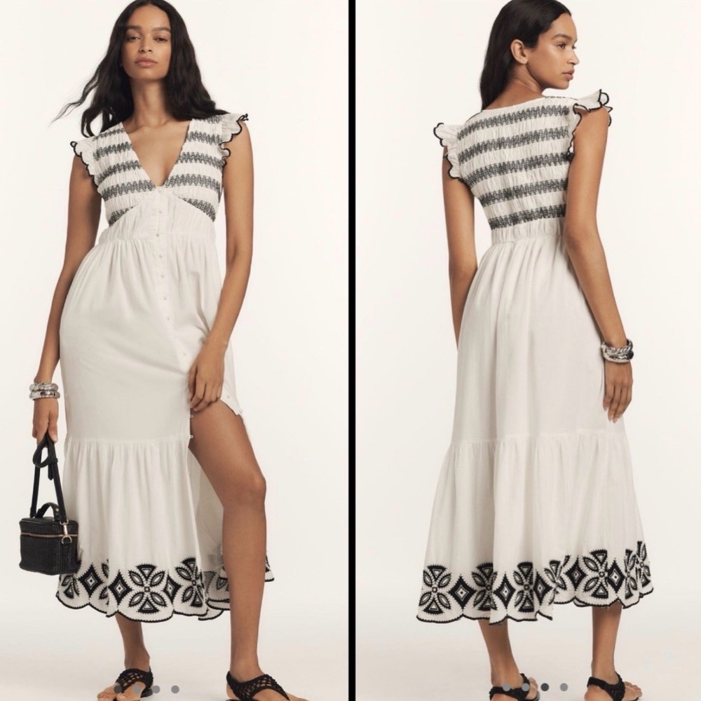 The Peregrine Midi Dress:
Embroidered Smocked
Edition
By Anthropologie
